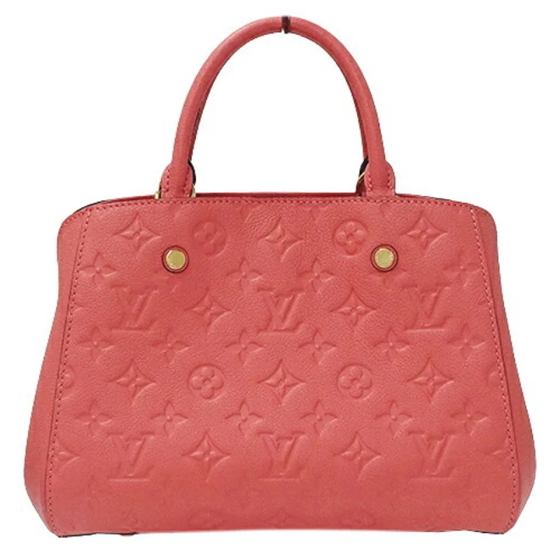 Louis Vuitton Twist bags with the iconic LV - turnlock closureLOUIS VUITTON Bag Monogram Implant Women's Handbag Shoulder 2way Montaigne BB Blossom M42295 Pink