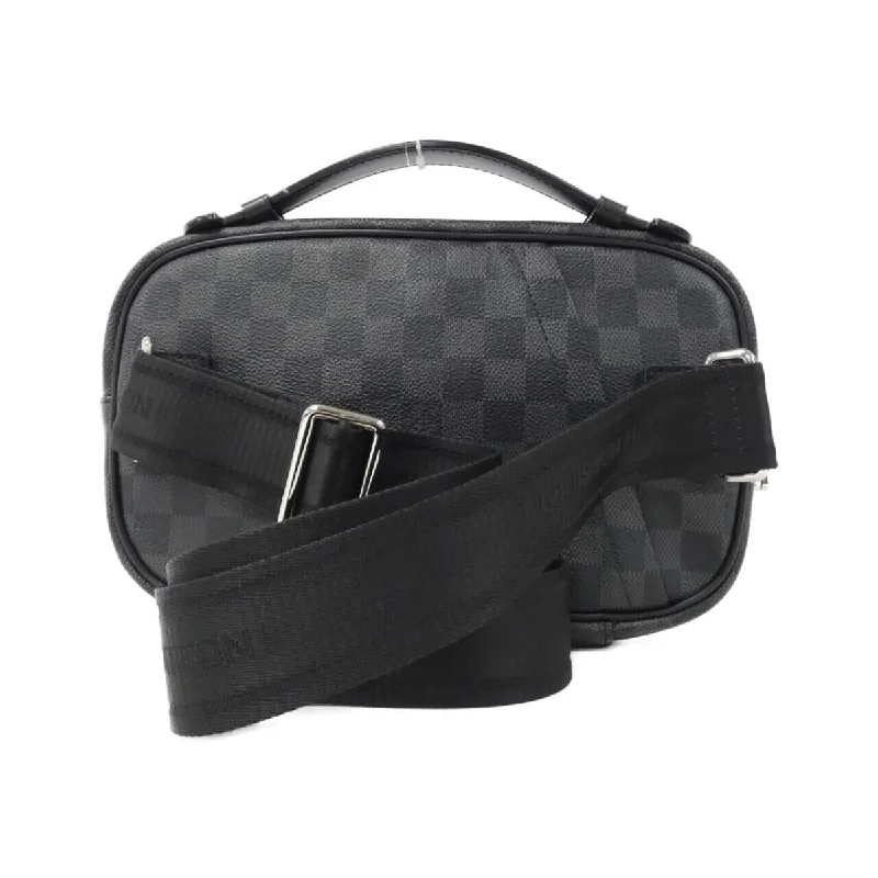 Ladies Louis Vuitton handbags with a detachable coin purse insideLouis Vuitton Damier Graphite Ambrel N41289 Shoulder Bag