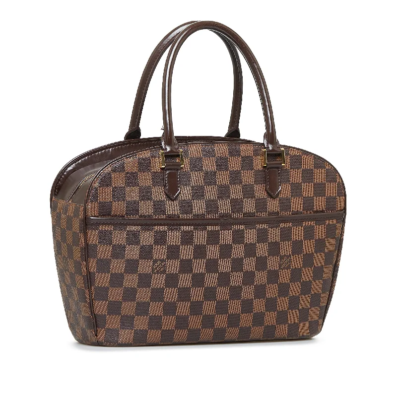 Ladies Louis Vuitton Petite Malle bags with a star - shaped charm for cutenessLOUIS VUITTON Damier Ebene Sarria Horizontal Handbag