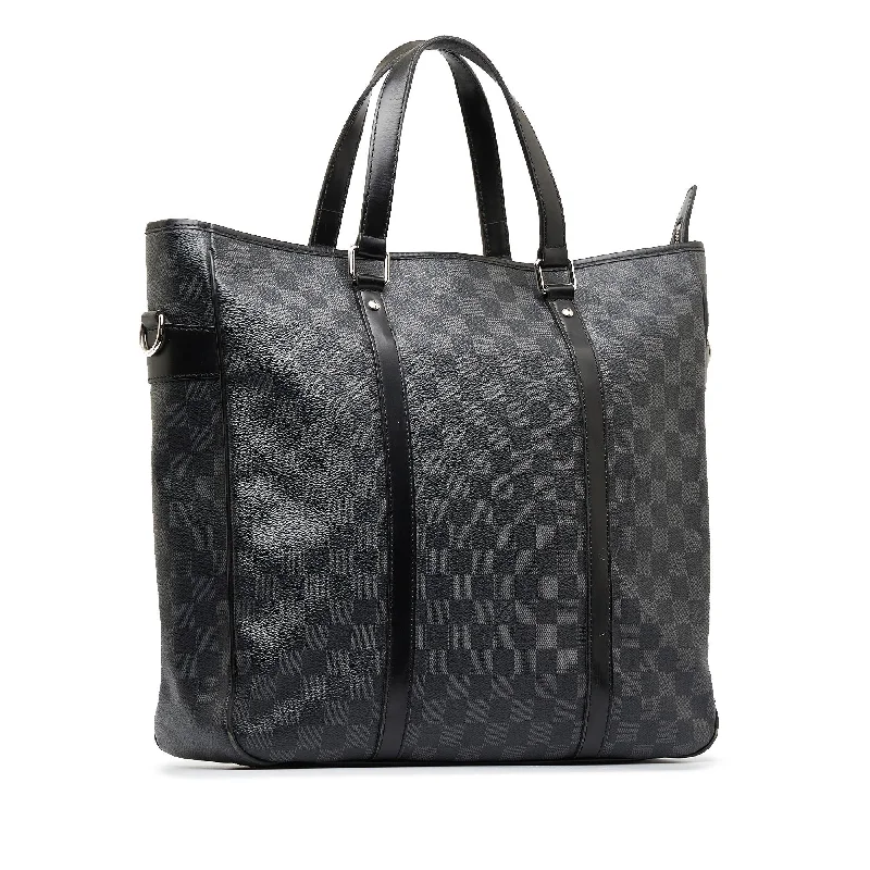 Louis Vuitton bags with a detachable mobile phone holder for convenienceLouis Vuitton Damier Graphite Tadao PM (SHG-dvDPaB)