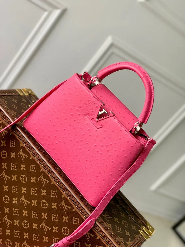 Louis Vuitton bags with a chain - link trim and a leather body for a modern edgeLouis Vuitton Bags