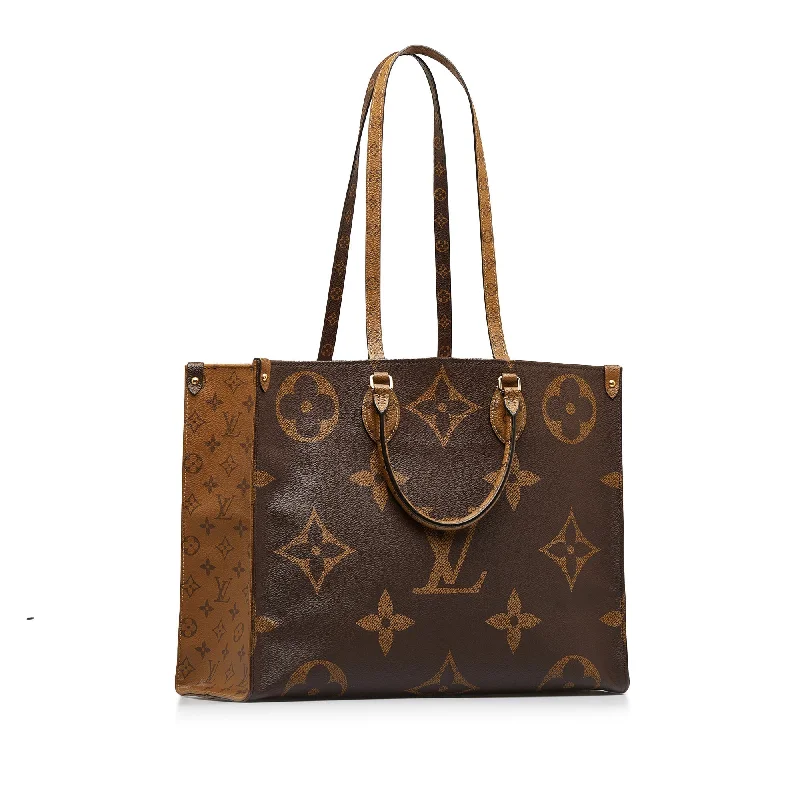 Louis Vuitton crossbody bags with adjustable shoulder straps for comfortLOUIS VUITTON Monogram Giant Reverse OnTheGo GM Satchel