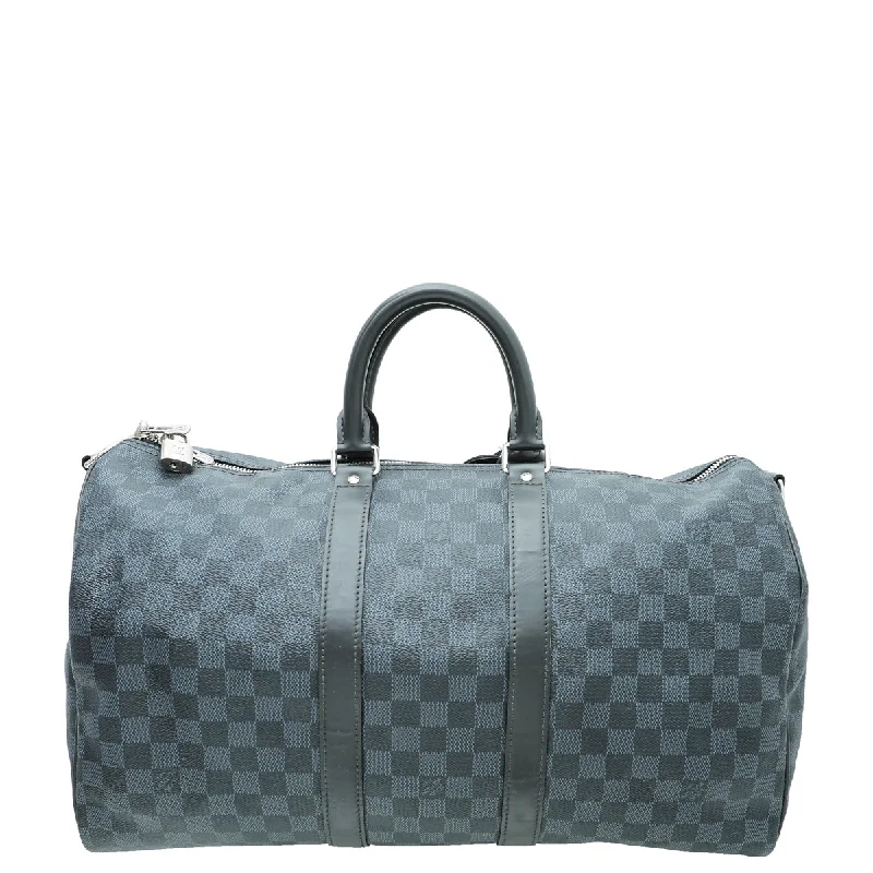 Medium - sized Louis Vuitton tote bags for work and shoppingLouis Vuitton Damier Graphite Keepall Bandouliere 45 Bag