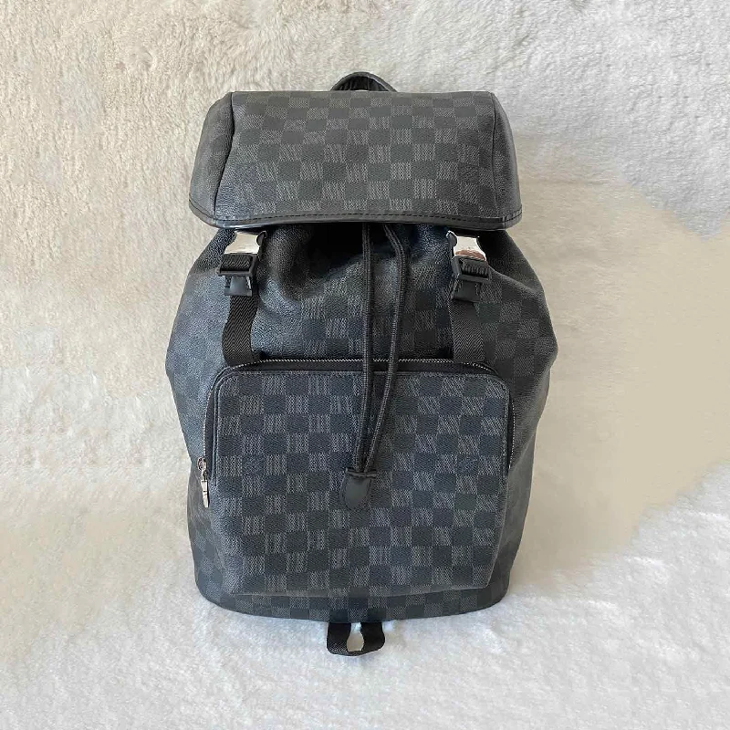 Louis Vuitton handbags with a back - zip pocket for storing valuablesLouis Vuitton Damier Graphite Zac Backpack