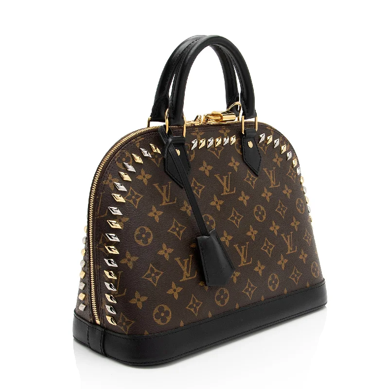 Louis Vuitton Twist bags with a snakeskin - effect panel for a bold lookLouis Vuitton Monogram Canvas Metal Stones Alma PM Satchel (RXS9fl)