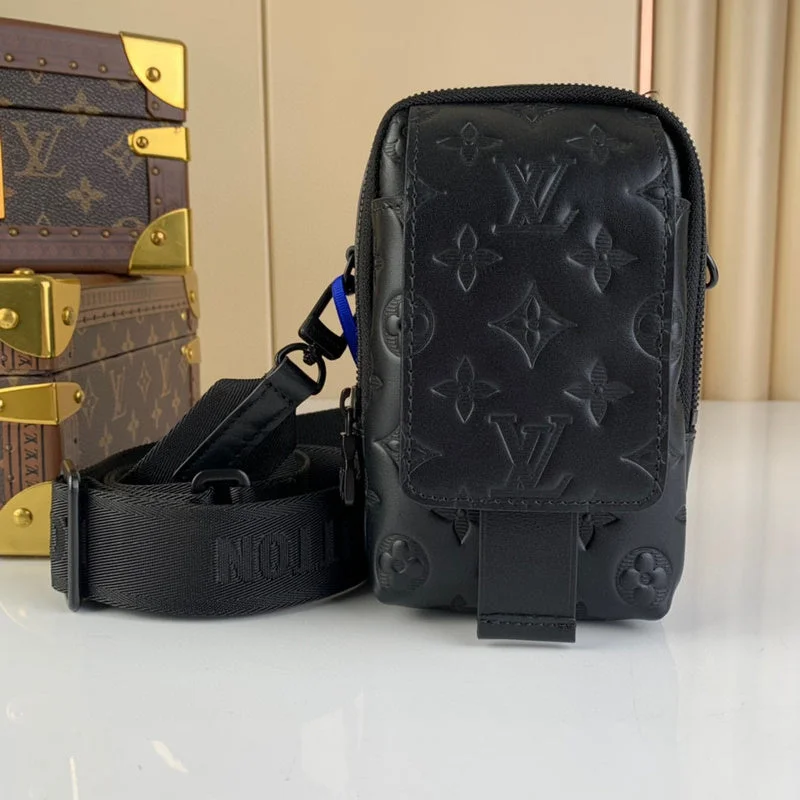 Louis Vuitton bags with a snap - button closure and a decorative charm for styleLouis Vuitton Bags