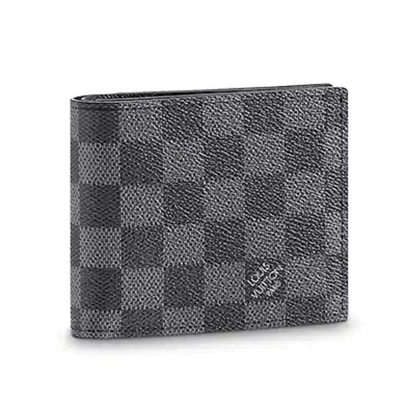 Louis Vuitton Alma bags featuring the signature top - handle designLouis Vuitton LV Unisex Marco Wallet Damier Graphite Coated Canvas