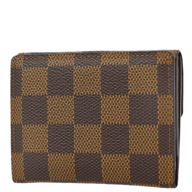 Louis Vuitton handbags with a back - zip pocket for storing valuablesLouis Vuitton Damier Ludlow Coin Case Wallet N62925