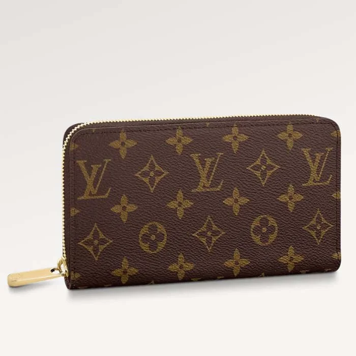 Louis Vuitton Neverfull bags with large capacity for everyday essentialsLouis Vuitton LV Unisex Zippy Wallet Brown Monogram Coated Canvas