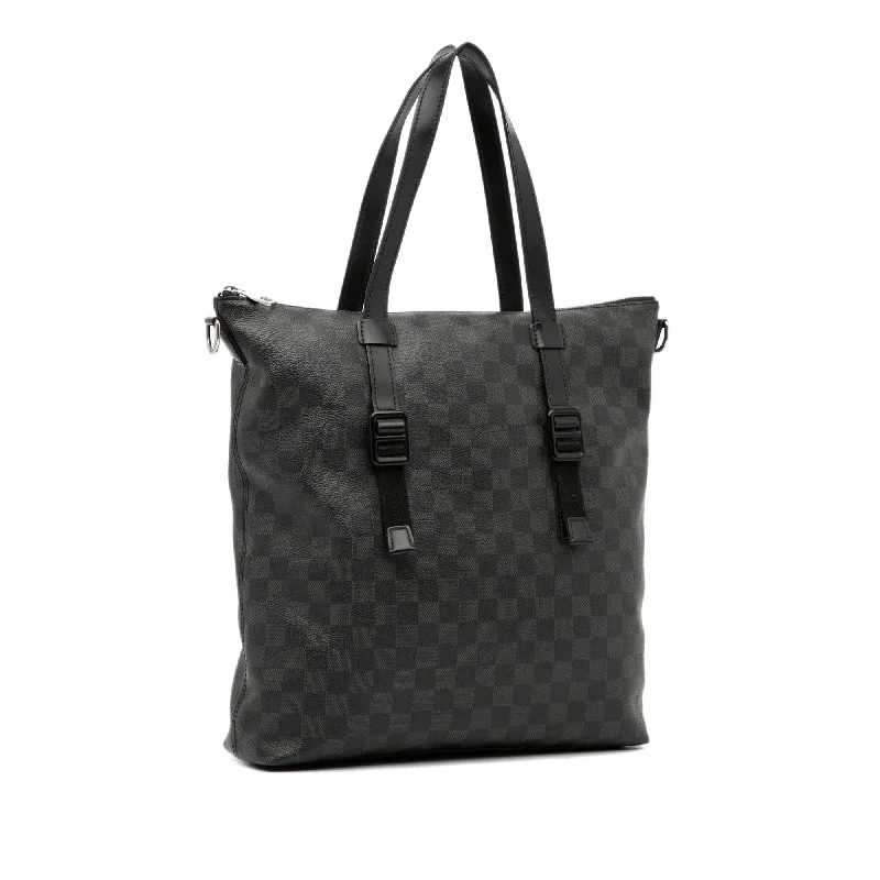 Louis Vuitton handbags with a back - zip pocket for storing valuablesLouis Vuitton Damier Graphite Skyline (SHG-4rQ3ff)