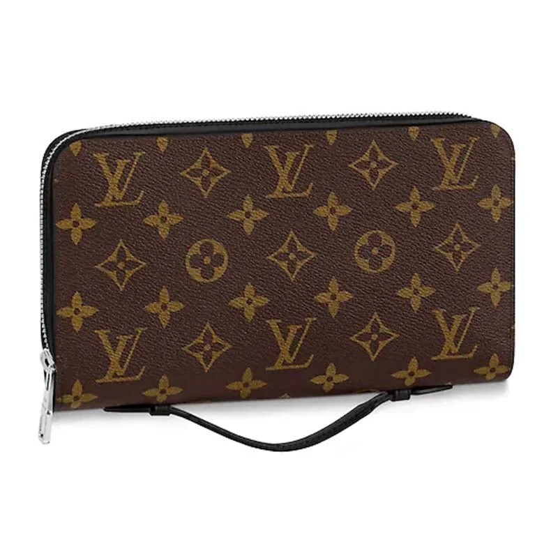 Louis Vuitton handbags with a metal - framed clasp for durabilityLouis Vuitton LV Unisex Zippy XL Wallet Coated Monogram Canvas