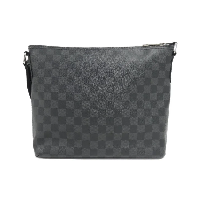 Ladies Louis Vuitton shoulder bags with a magnetic - closure flap for easeLouis Vuitton Damier Graphite Mick PM N41211 Shoulder Bag