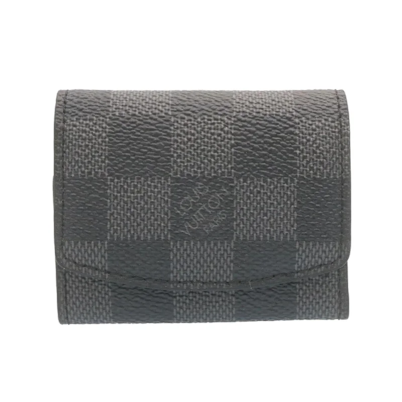 Louis Vuitton Alma bags with a detachable shoulder strap for versatilityLOUIS VUITTON Damier Graphite Cuff Case LV Auth ro153