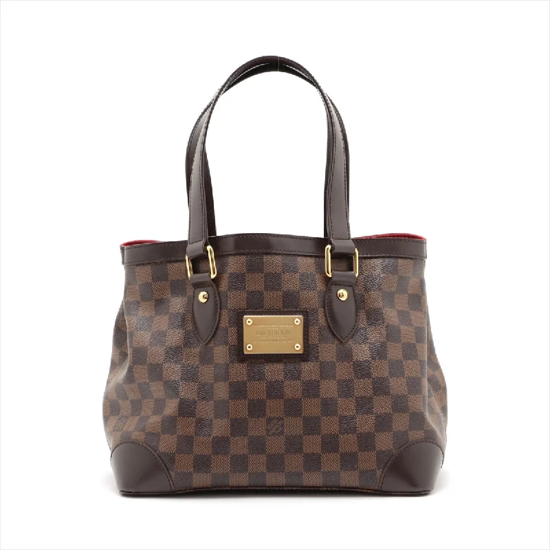 Louis Vuitton tote bags with a spacious interior and multiple pocketsLouis Vuitton Damier Hampstead PM N51205