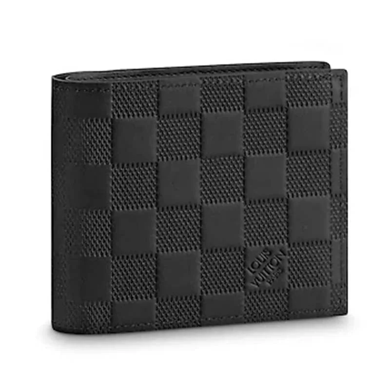 Louis Vuitton Alma bags with a detachable shoulder strap for versatilityLouis Vuitton LV Unisex Marco Wallet Supple Damier Infini Leather-Black