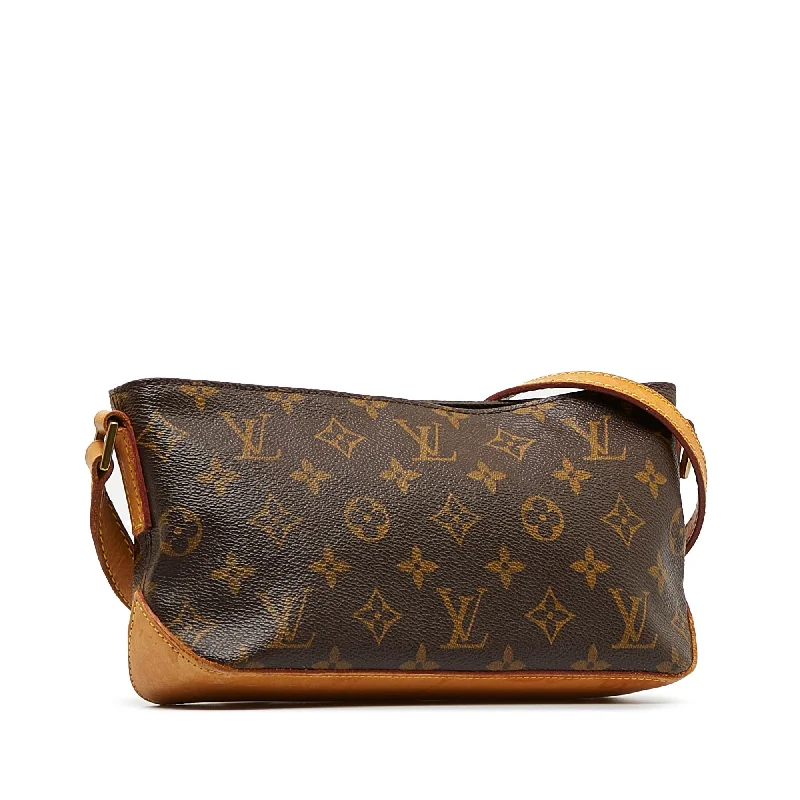 Louis Vuitton bags with a front - flap pocket for quick - access itemsLOUIS VUITTON Monogram Trotteur Crossbody Bag