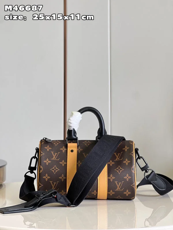 Louis Vuitton handbags with a metal - framed clasp for durabilityLouis Vuitton Bags