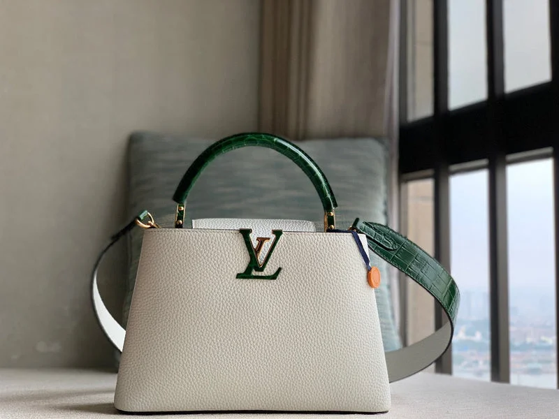 Louis Vuitton handbags with a metal - framed clasp for durabilityLouis Vuitton Bags