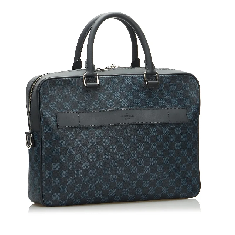 Louis Vuitton Capucines bags with smooth calfskin leather for luxuryLouis Vuitton Damier Graphite Porte Documents Business MM (SHG-tftFei)