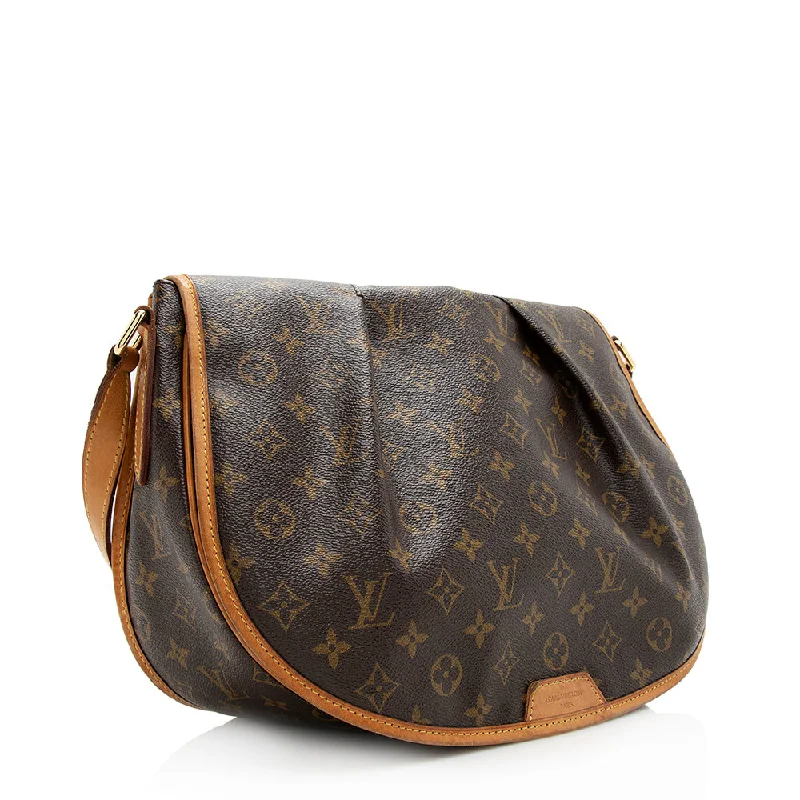 Louis Vuitton Alma bags featuring the signature top - handle designLouis Vuitton Monogram Canvas Menilmontant MM Messenger Bag (20820)