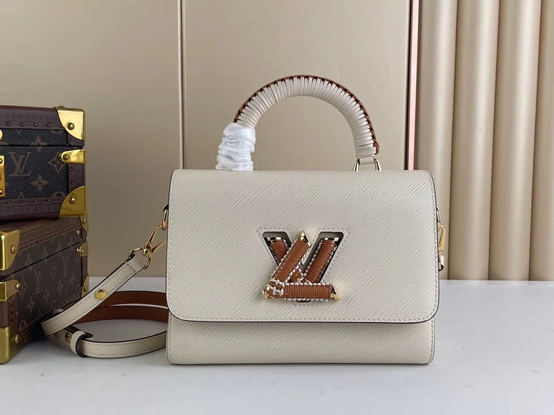 Louis Vuitton bags with a chain - link trim and a leather body for a modern edgeLouis Vuitton Bags