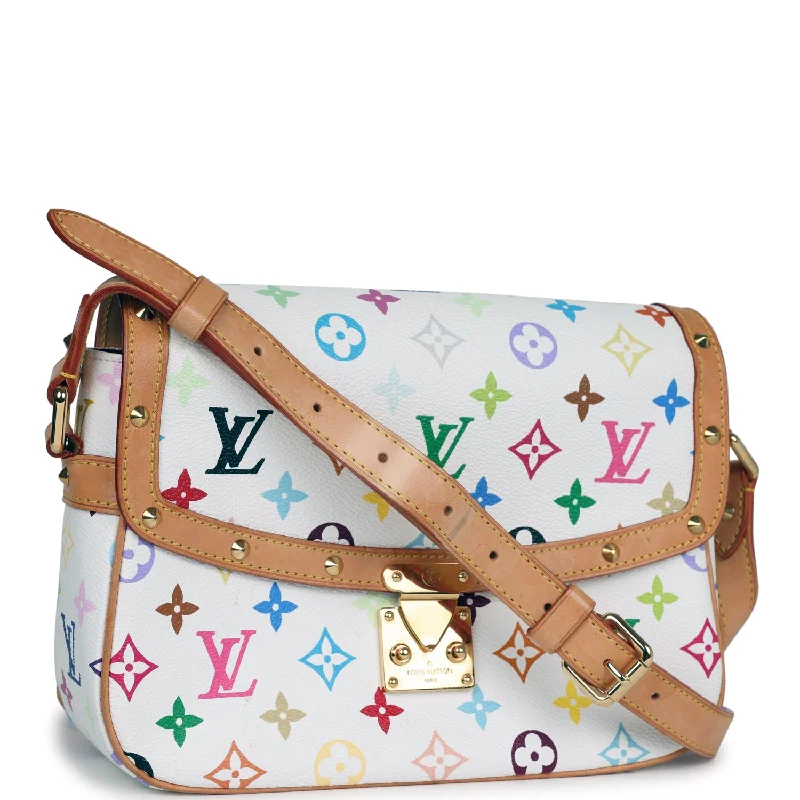 Louis Vuitton Speedy bags in monogram canvas for a classic lookVintage Louis Vuitton Sologne White Multicolor Canvas Gold Hardware