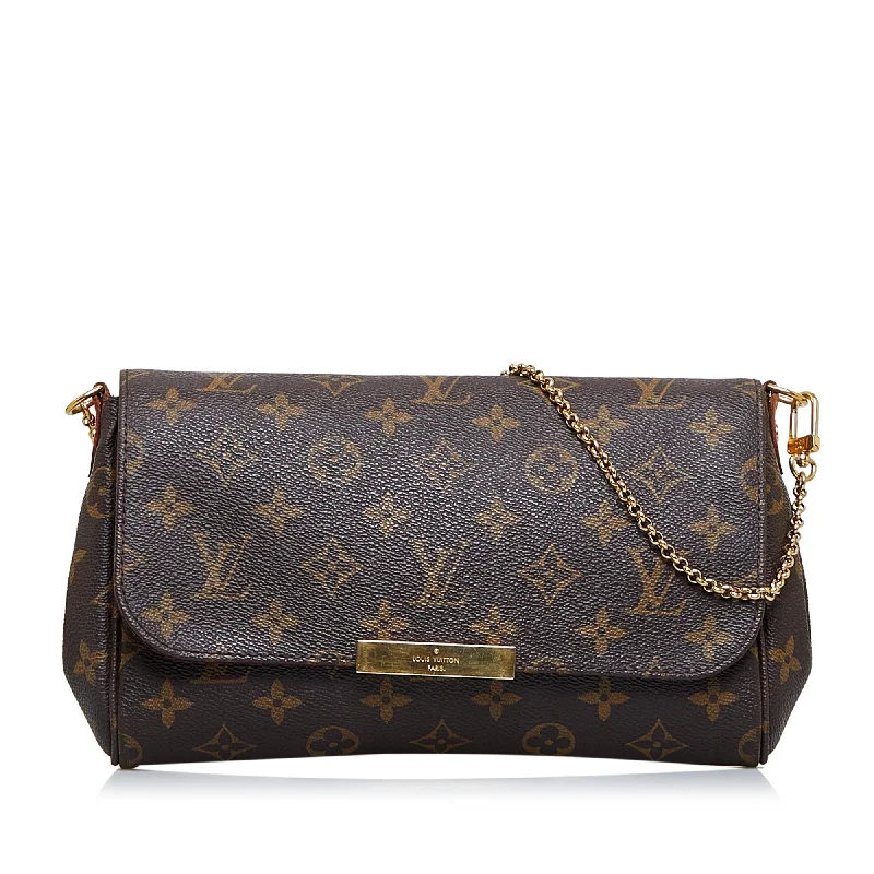 Louis Vuitton bags with a detachable mobile phone holder for convenienceLouis Vuitton Favorite MM Monogram Canvas