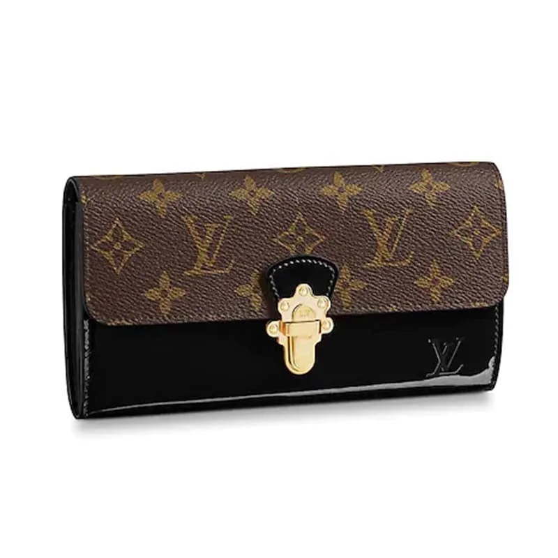 Louis Vuitton bags with a detachable mobile phone holder for convenienceLouis Vuitton LV Women Cherrywood Wallet Monogram Coated Canvas