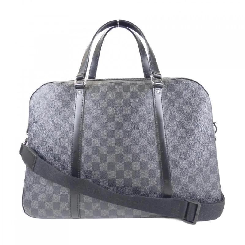 Louis Vuitton crossbody bags in a bold red color for a statementLouis Vuitton Damier Graphite Yoon N48118 Bag