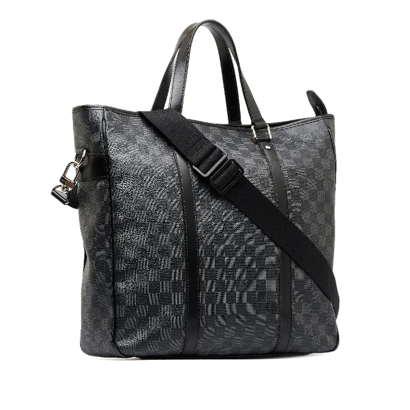 Louis Vuitton bags with a zippered interior pocket for better organizationLouis Vuitton Damier Graphite Tadao PM (SHG-Ptb3QR)