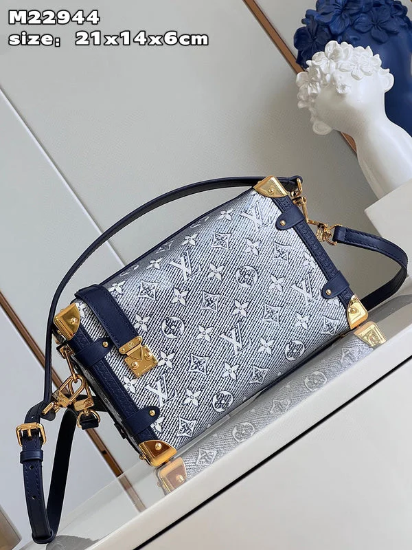 Ladies Louis Vuitton Petite Malle bags in a pastel color for a soft lookLouis Vuitton Bags