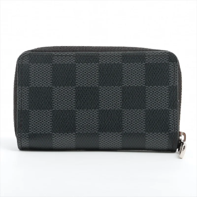 Louis Vuitton Alma bags with a detachable shoulder strap for versatilityLouis Vuitton Damier Graphite Zippy Coin Purse Black