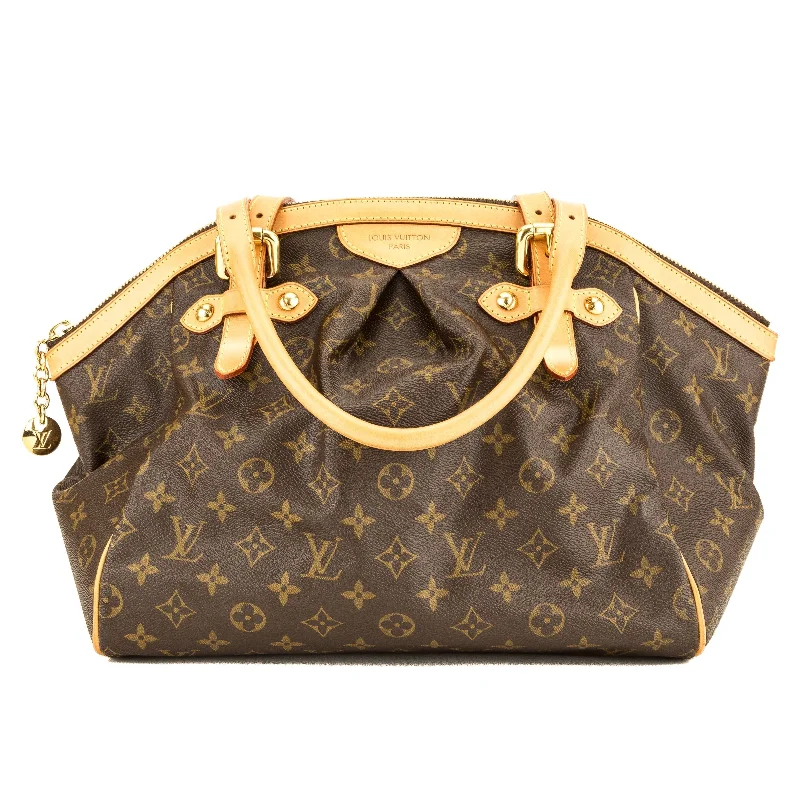 Louis Vuitton backpacks with a hidden back pocket for securityLouis Vuitton Monogram Tivoli GM (3941006)