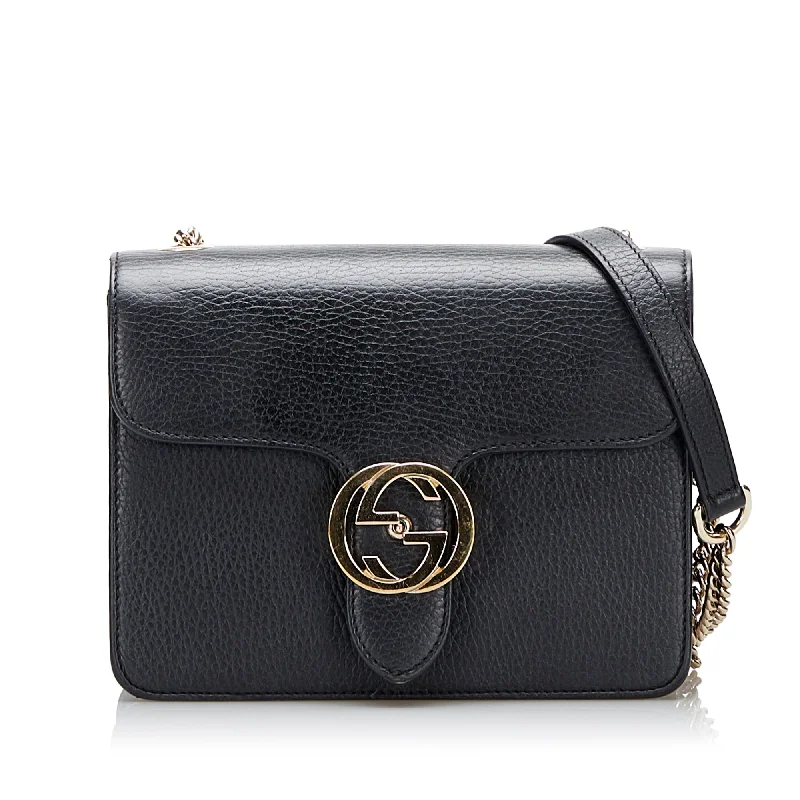 Ladies Gucci Dionysus bags with a detachable shoulder strapGucci Small Dollar Interlocking Crossbody Bag