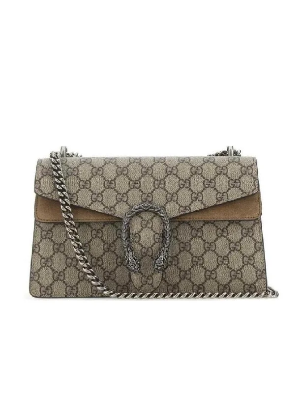 Ladies Gucci shoulder bags with a single - handle designGucci Dyonisus GG small shoulder bag