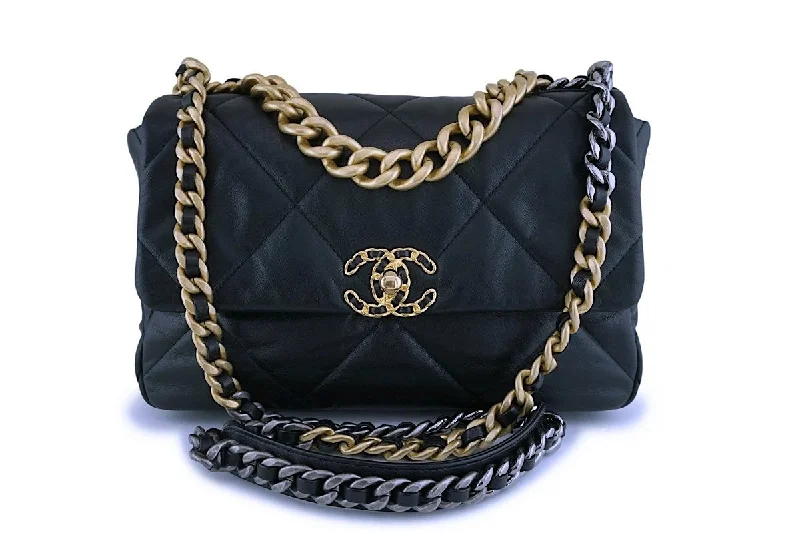 Chanel All - Match Handbag for Versatile StylingChanel Quilted Medium Chanel 19 Flap Bag