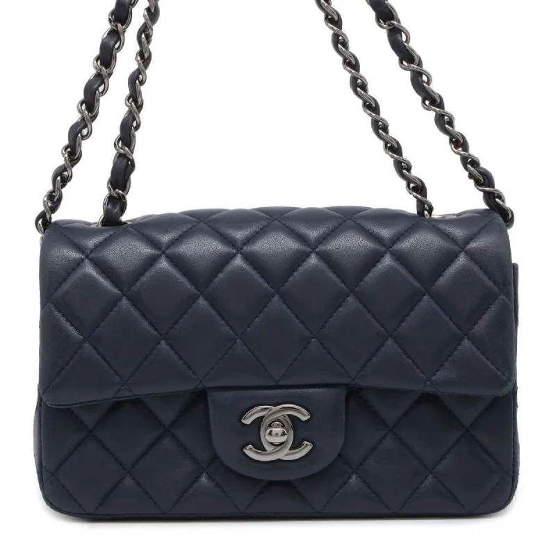 Chanel Quilted Leather Shoulder Bag for FashionistasChanel Chain Shoulder Bag Coco Mark Lambskin A69900 CHANEL Flap