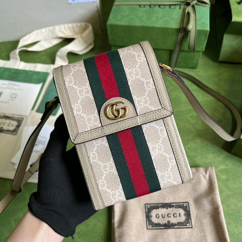 Women Gucci bags with a detachable mobile phone holderWF - Gucci Bags - 253