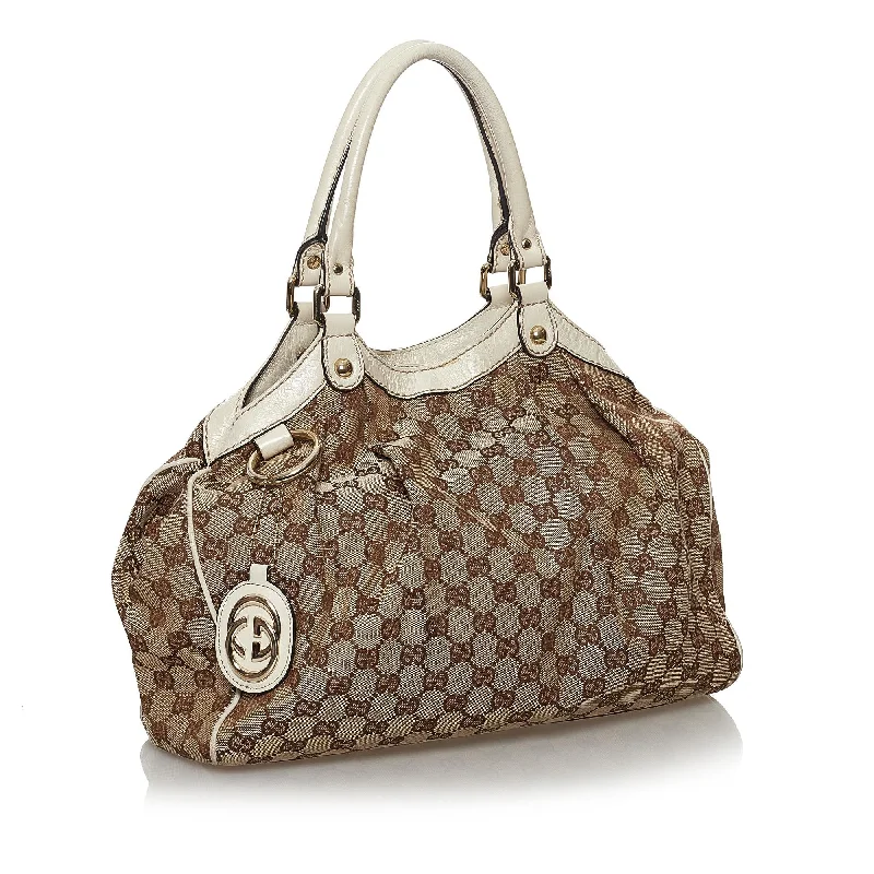 Ladies Gucci Dionysus bags in a pastel colorGucci GG Canvas Sukey Tote Bag (32571)