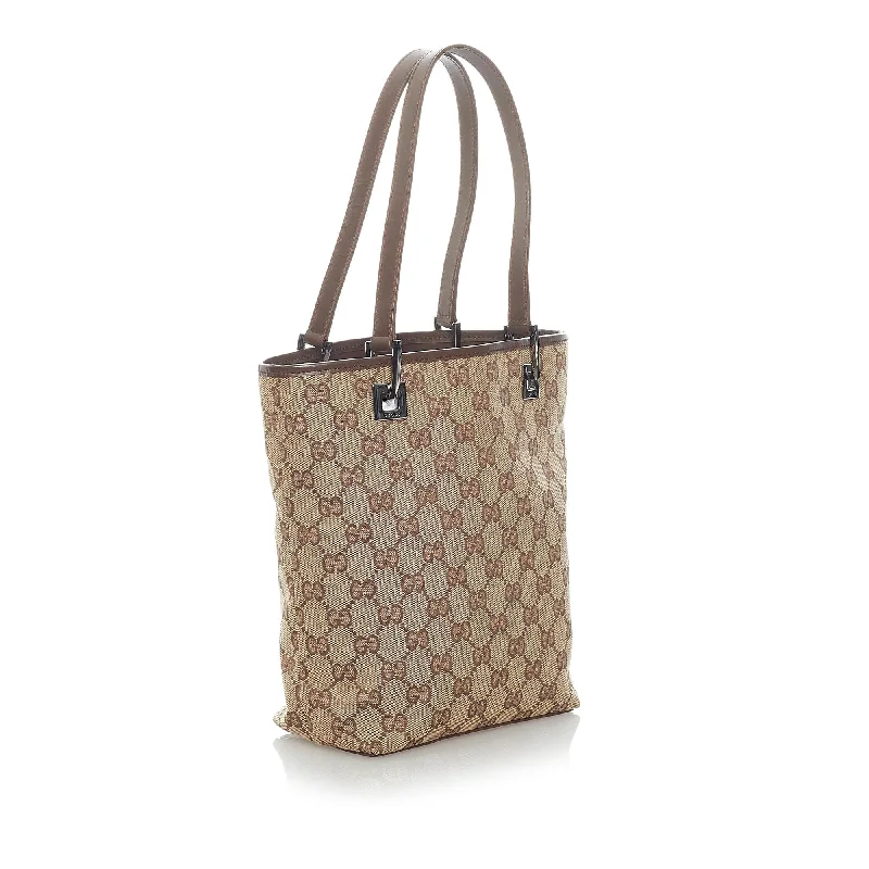 Gucci handbags for women with a metal - framed claspGucci GG Canvas Tote Bag (32205)