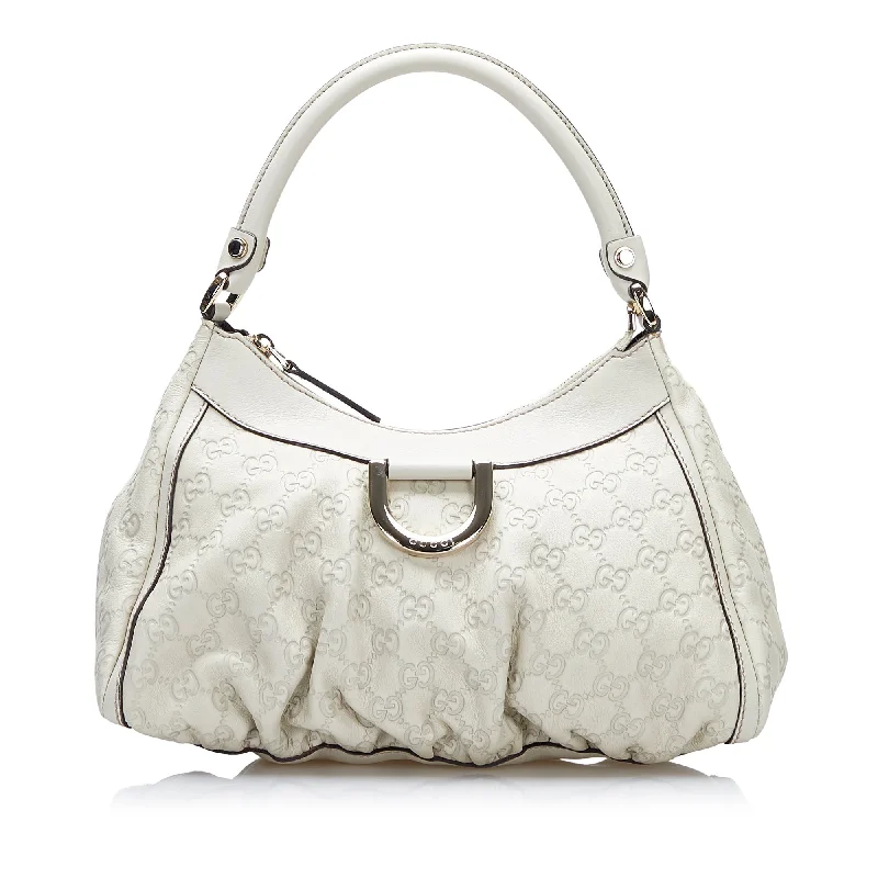 Ladies Gucci shoulder bags with a magnetic - closure flapGuccissima Abbey D-Ring Shoulder Bag