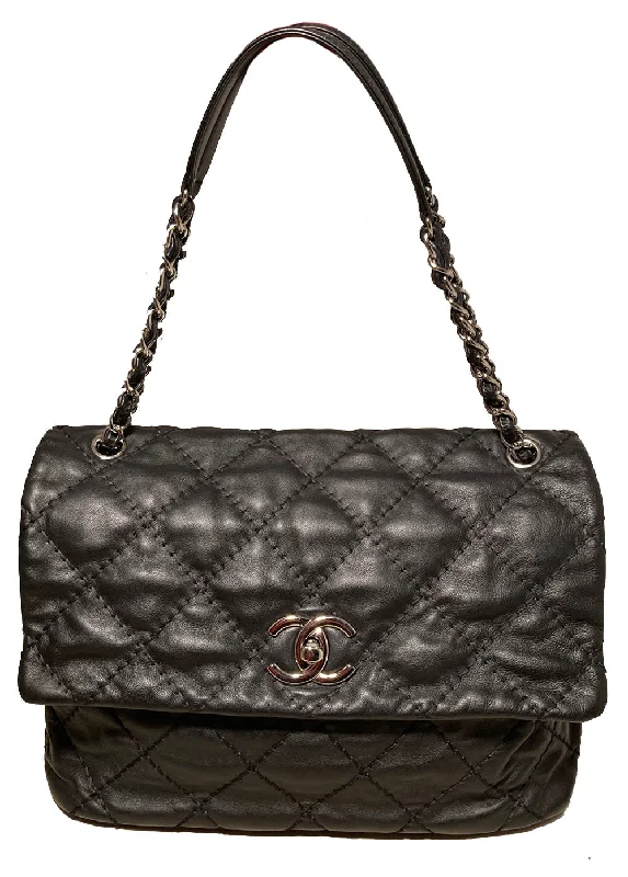 Chanel Colorful Handbag for Spring OutfitsChanel Black Leather Ultimate Stitch Classic Flap Shoulder Bag