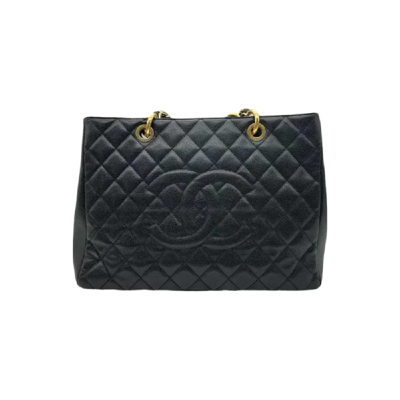 Chanel Designer Handbag with Unique DesignCaviar Grand Shopping Tote GST Black GHW