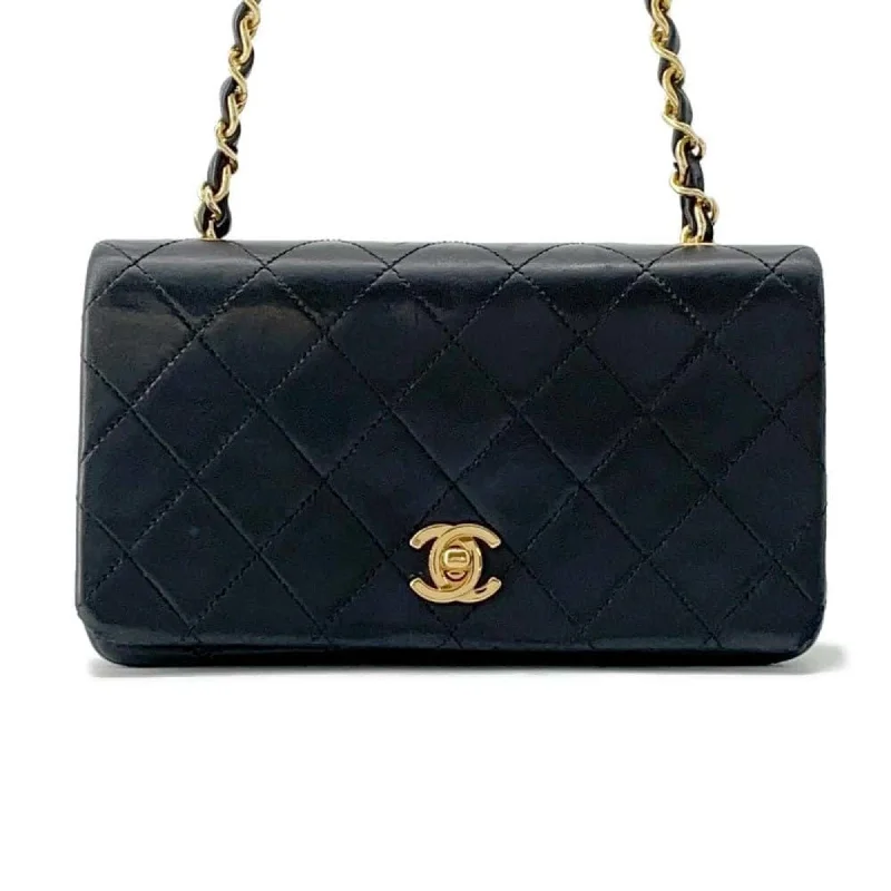 Chanel Colorful Handbag for Spring OutfitsChanel Chain Shoulder Bag Coco Mark Matelasse Lambskin A03571 CHANEL Black