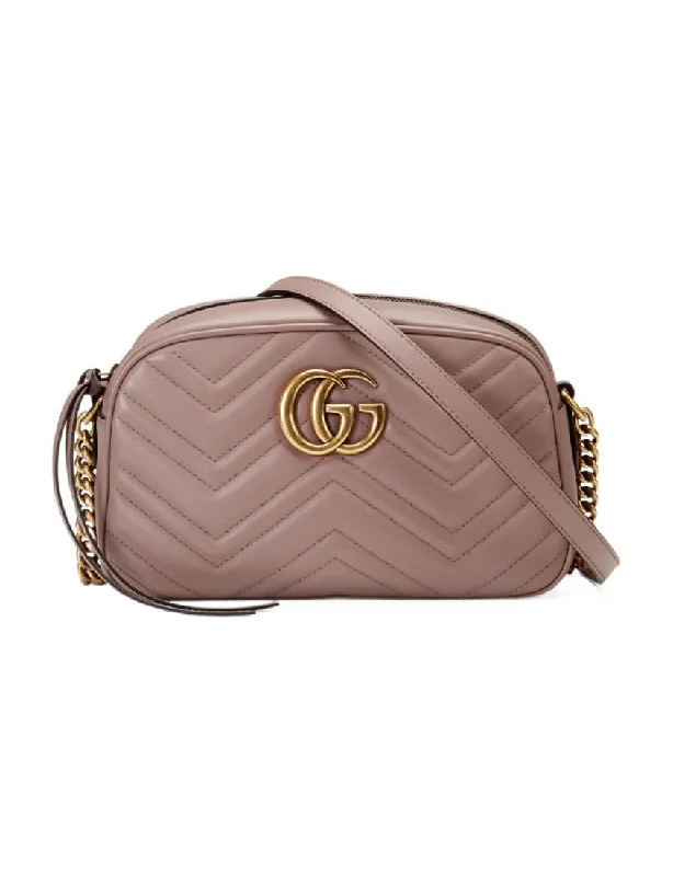 Gucci backpacks for women with a padded laptop compartmentGucci GG Marmont Series Small Quilted Shoulder Bag