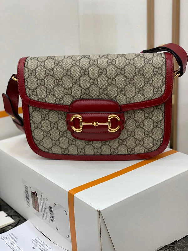 Women Gucci Sylvie bags with a monogram - embossed leatherGucci Bags -  Luxury Bags  1467