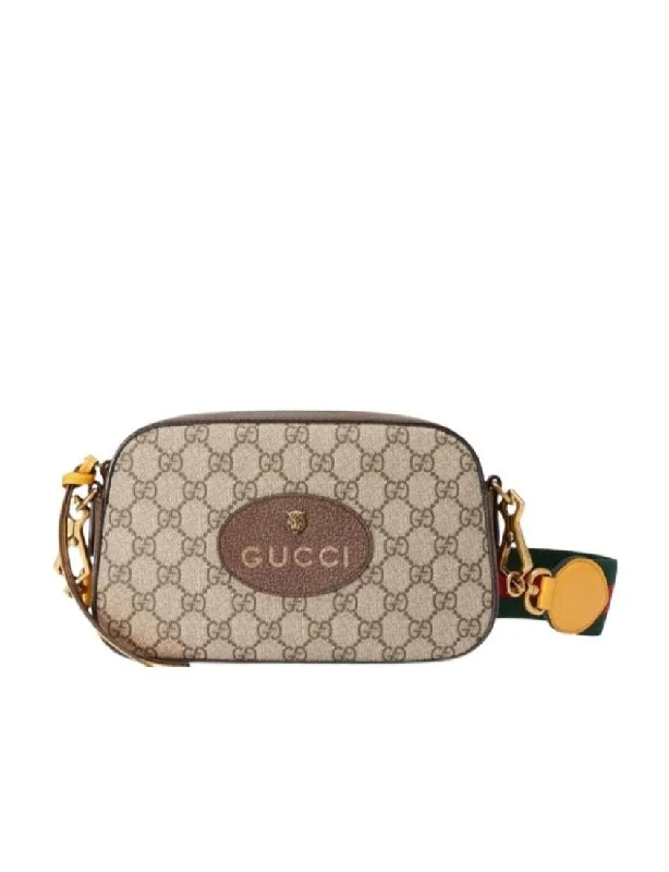 Gucci handbags for women with a back - zip pocketGucci Neo Vintage GG Supreme Canvas Messenger Bag