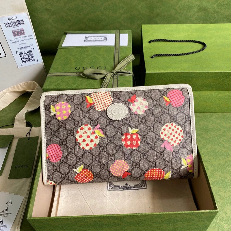 Women Gucci crossbody bags with a printed floral patternBC - GUCCI BAGS - 2196