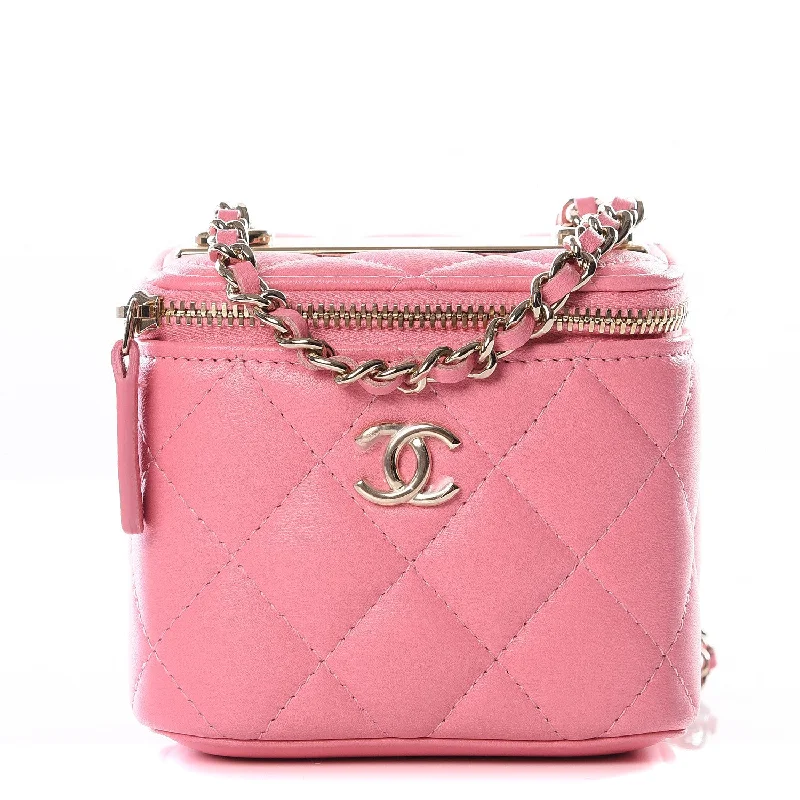 Chanel Lightweight Handbag for Daily ErrandsChanel Quilted Mini Vanity Case