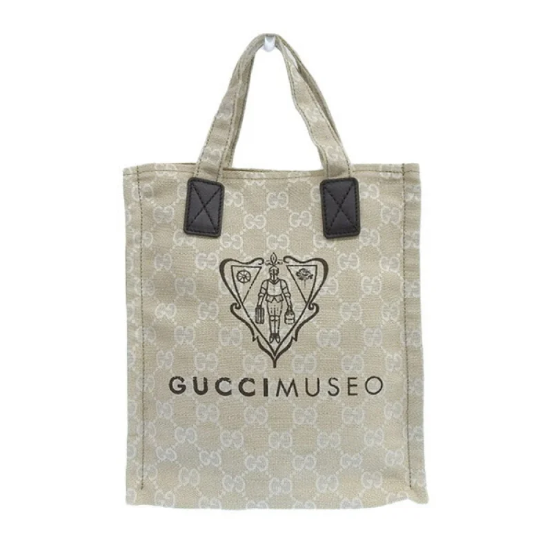 Women Gucci crossbody bags with a printed floral patternGucci GG canvas mini handbag Museo Museum limited beige